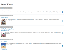 Tablet Screenshot of maggnificas.com.br